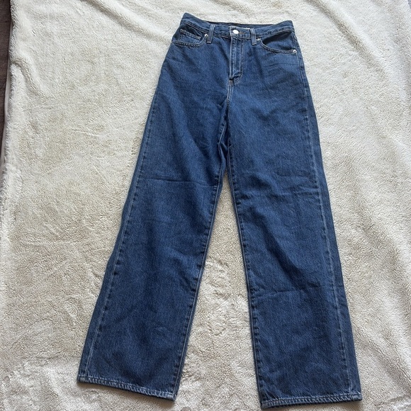 Levi’s High Waisted Straight Leg Jeans W25 L31 | Vintage 90s Y2K Mom Jean Fit - Picture 2 of 10